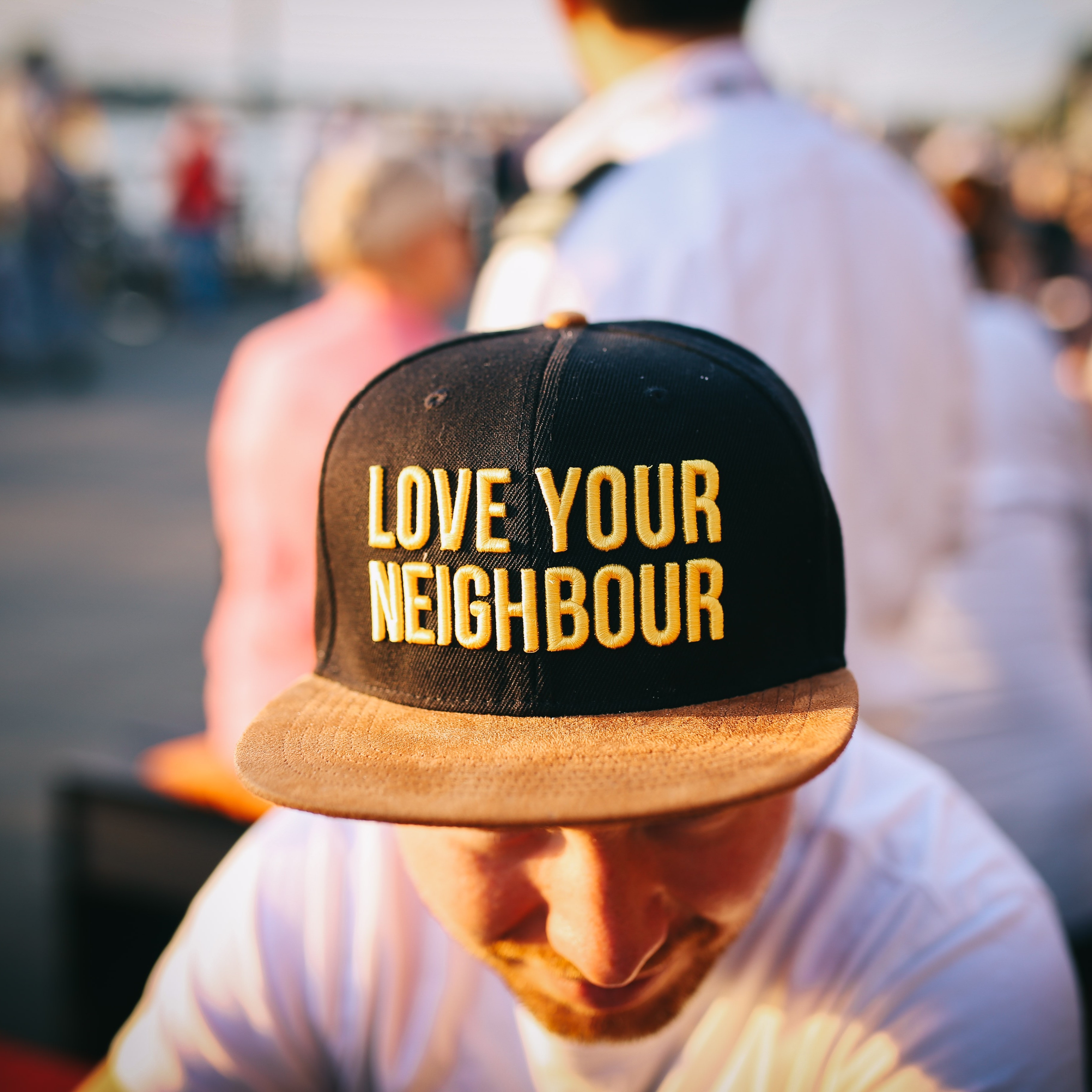 love your neighbor hat